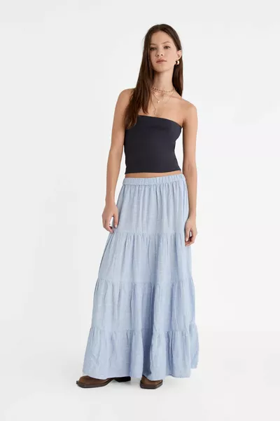 Дълга падаща се пола