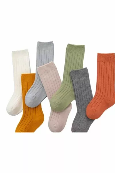 جوارب الركبة للأطفال 7 Li