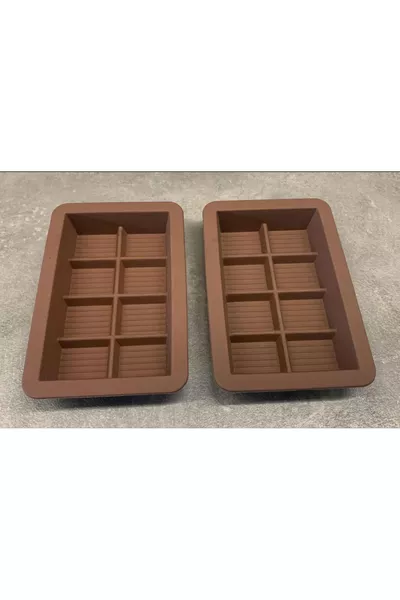 Siliconen Chocoladevorm Dubai met 8 vakken, BPA-vrij, ,,5 cm