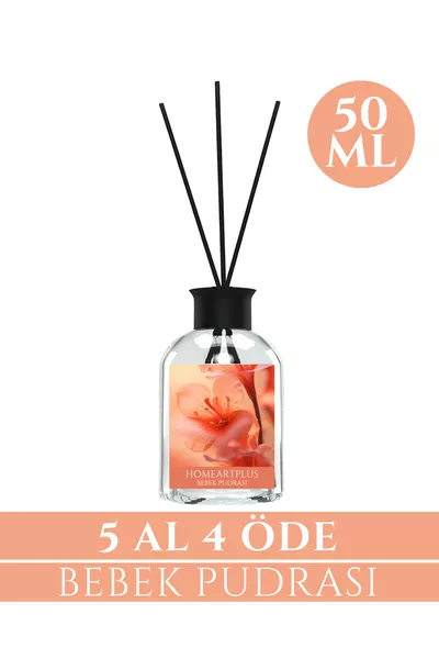 Babypuder Raumduft mit Bambusstäbchen Weicher und langanhaltender Duft  ml