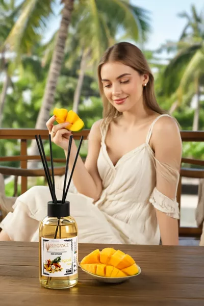 Sonderpreis - Exotischer Ried-Diffusor mit Bambusstäbchen ( ML)