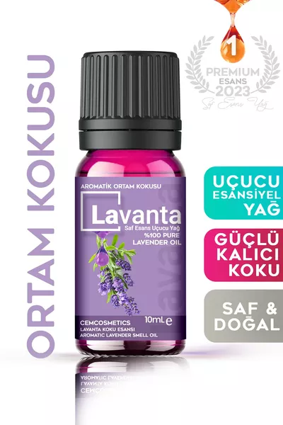 Cem Lavender Pure Essential Oil Incense Burner Oil, Diffuser Essence, Aromatherapy Room Fragrance  ml