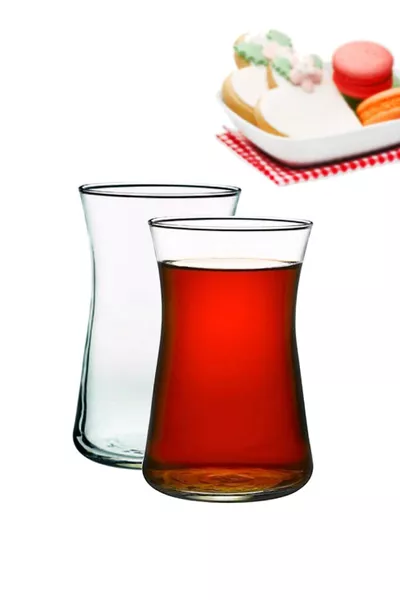 Набор из 6 чайных стаканов с ручкой  oa