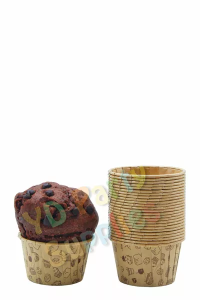 Desenli Muffin Kek Kalıbı  Adet 