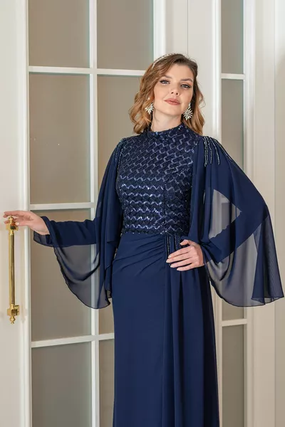 Beren Plus Size Hijab Abiti da sera