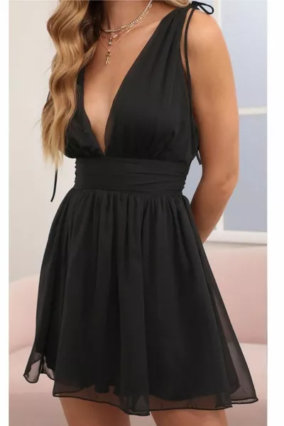 منخفضة قطع الكتف الدانتيل متابعة تنورة الرباط البسيطة اللباس