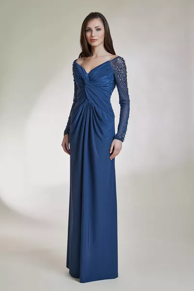 Evening Dress -Indigo