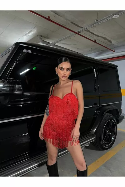 جمبسوت صغير مهدب بالترتر