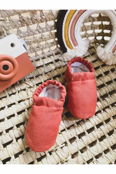 للجنسين طفل برتقالي مضاد للانزلاق جوارب وحيدة 