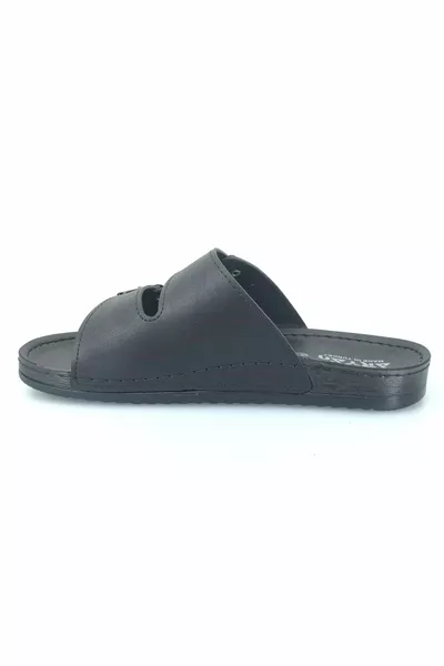 Aryan D.r Recommended Orthopedic Men's Slippers BLACK