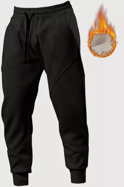 Ghassy Co. Run Athlete Daily Fleece-Lined Three-Thread Sports Sweatpants
