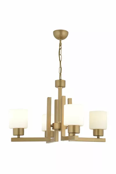 ثريا توركو 4 مصابيح بلون أبيض عتيق مع زجاج لغرفة نوم حديثة للشباب غرفة المعيشة