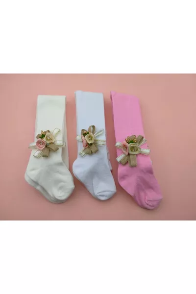 Lot de 3 collants pour bébé et enfant avec accessoires