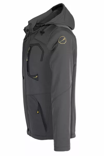 معطف رجالي من الصوف الصناعي الناعم مقاوم للماء والرياح