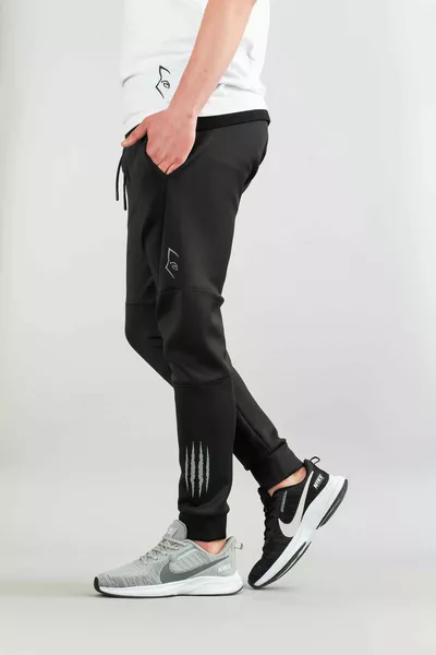 بنطلون رياضي رجالي أسود