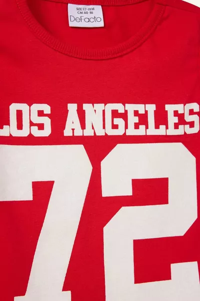 Baby Boy Crew Neck Printed Tank Top HS