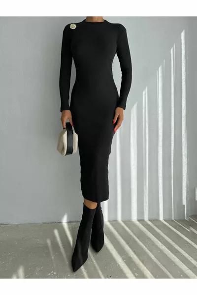 زر مفصل مضلع ماكسي طول الوقوف الياقة الشتاء كاميسول النسيج اللباس  سنتيمتر