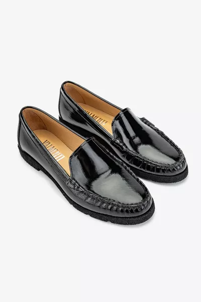 Patrika Chaussures Mocassins en cuir KRSK RGN NOIR pour femme