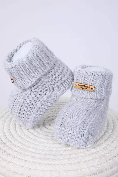 Момичета Момчета % трикотаж Ботуши за първа стъпка 0-6 месеца Подарък в кутия за новородено 