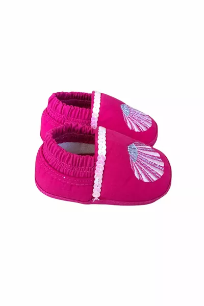 Fuchsia huislaarsjes voor babymeisjes (0-6 maanden)