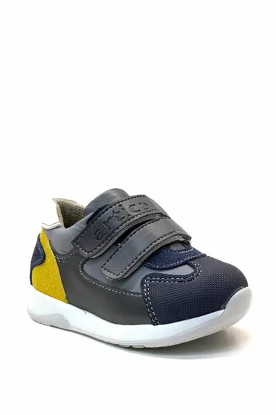  Orthopedic Baby Boy Navy Blue/Grey First Step Shoes