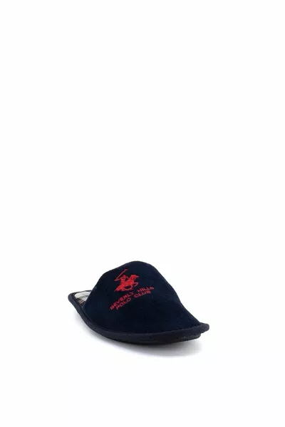 Polo T Homme Chaussons Maison Bleu Marine