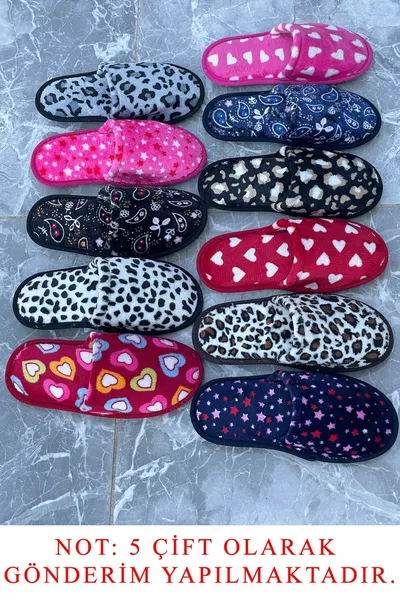 Dish 5 Pack Pantofole da donna per interni Pantofole da casa