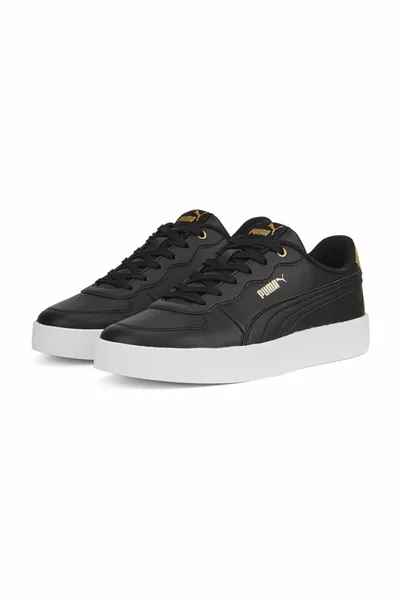 Women's Sneakers - Puma Skye Clean Distressed Puma Black-Pu - 