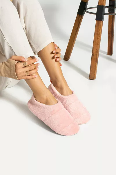 Femmes Panduf Hiver Maison Chaussures Maison Bottes Maison Bottines Bottines Maison Babeti Rose