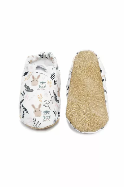 Rabbit And Owl Anti-Slip Sole Baby Booties