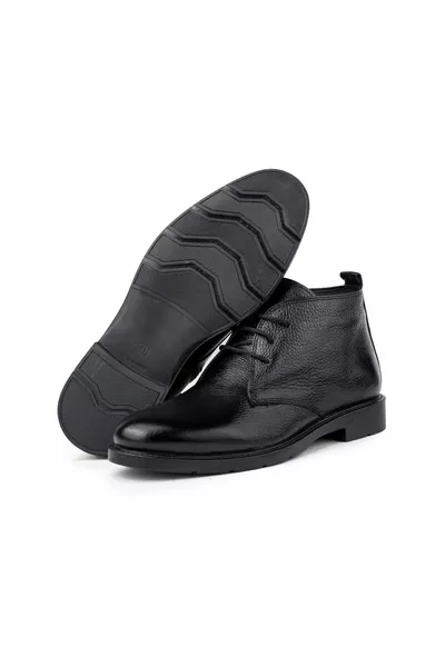 Jaka Echtes Leder Gummisohle Lange Herrenstiefel, Rollkragenstiefel, Postal