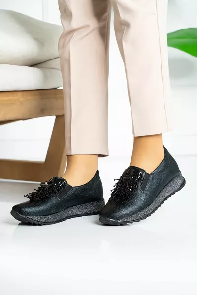 تفاصيل الحجر أحذية نسائية كلاسيكية