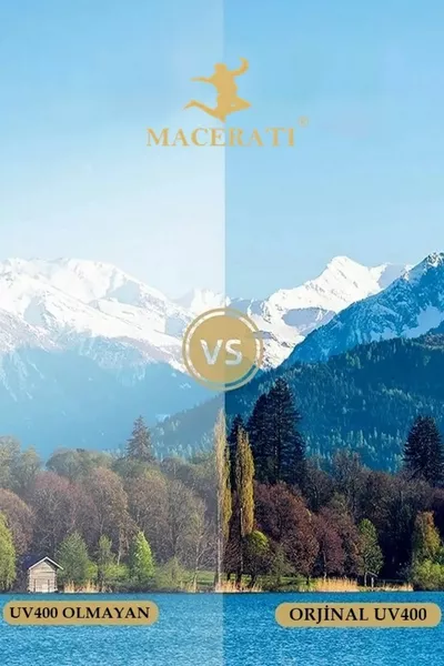 Unisex Mink Brown Sunglasses