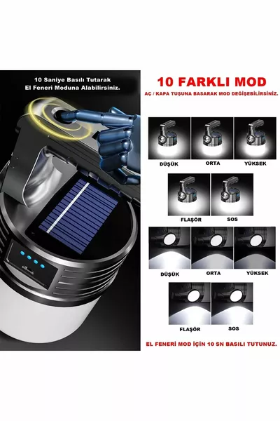 w  modi zonne-energie zonne-energie verlichting camping tent lamp lamp led oplaadbare zoeklicht zaklamp