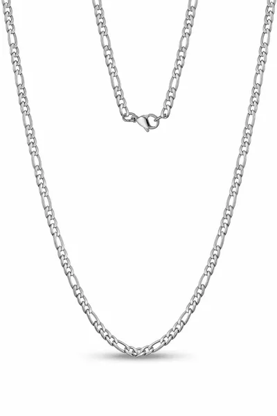 Мъжко колие с верижка от неръждаема стомана Figaro Model Slim 4mm k