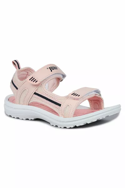  Lachsrosa Mädchen Freizeitsandalen mit Velcro