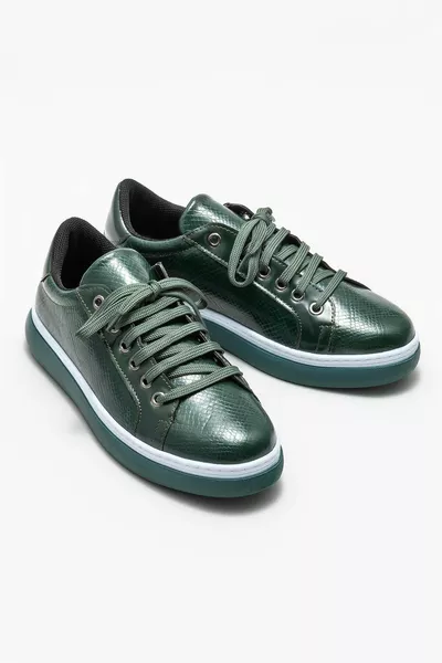 حذاء رياضي نسائي كاكي