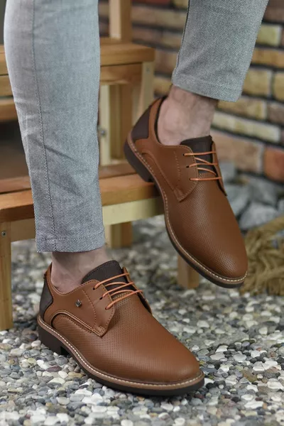 Tan Brown Мужская повседневная обувь 