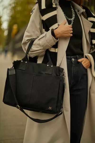 Canvas Everyday Bag Black