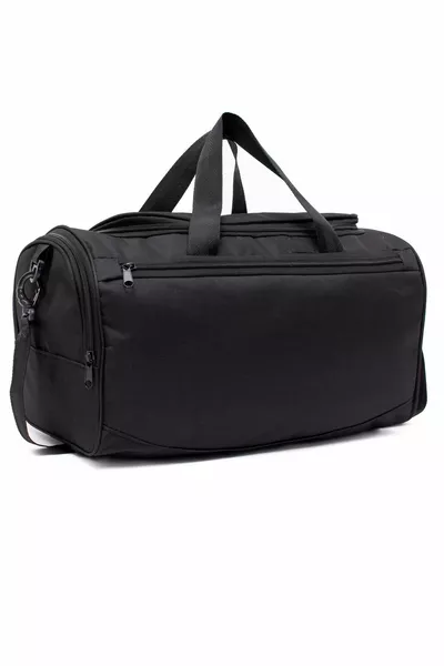 Черный передний карман, отделение для обуви, вместительный чемодан, дорожный спортзал, фитнес, ручная и спортивная сумка