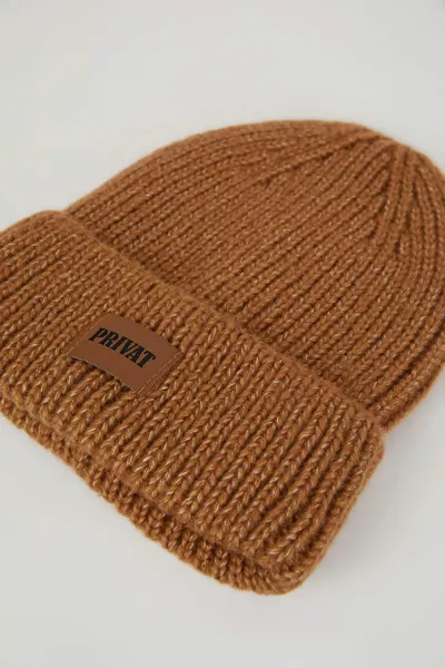 Женская тканая этикетка Зимняя шапочка WN