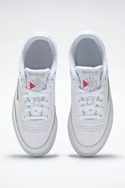 كلوب سي  سنيكرز نسائي أبيض رمادي 