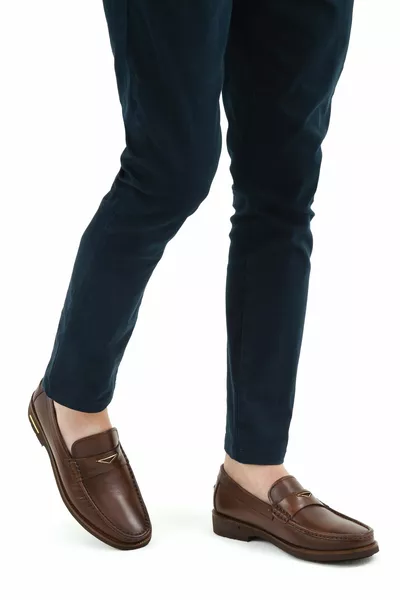 تامر تانكا حذاء كاجوال رجالي جلد طبيعي   Ev Erk Ayk