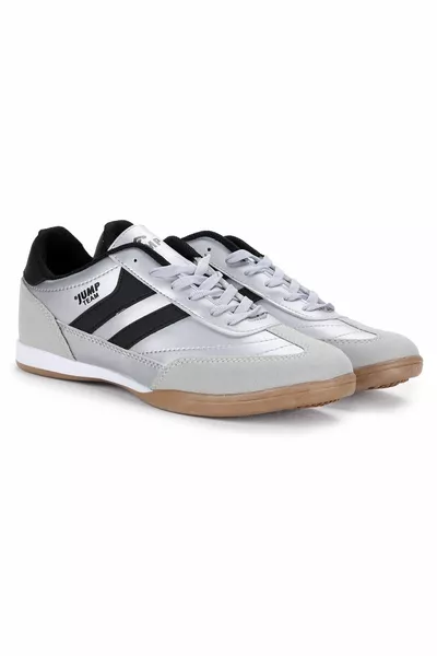  Futsal Volleyball Men's Indoor Sneakers Silver