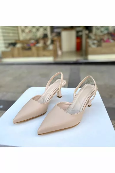 Beige skin 5 cm heels 