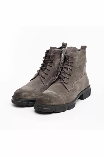 Bottes en cuir véritable pour hommes
