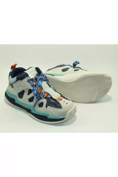 Baskets colorées à semelle ondulée