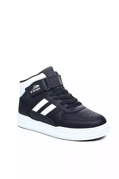 Turtleneck Orthopedic Velcro Kids Basket Sneakers