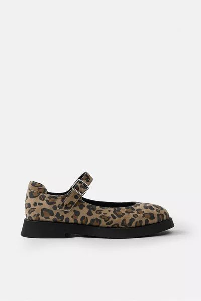 Panthera Leopard Cuir véritable Mocassins pour femmes