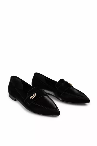 Scarpe mocassino da donna nere